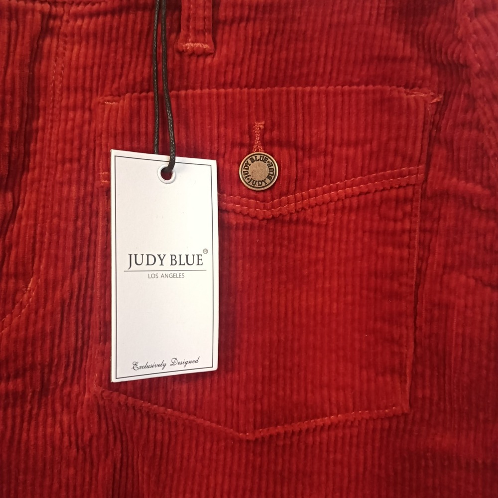 NWT Judy Blue Women's Corduroy Rust Color Skirt Button/Zip/Pockets Size XL - Picture 2 of 13